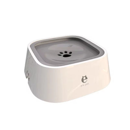 Non-Spill Floating Dog & Cat Water Bowl - Anti-Overturn Dispenser for Mess-Free Hydration