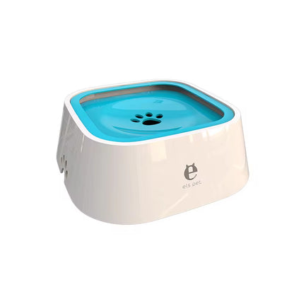 Non-Spill Floating Dog & Cat Water Bowl - Anti-Overturn Dispenser for Mess-Free Hydration